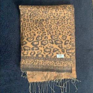 Ugg leopard print scarf